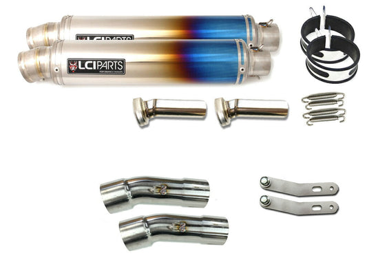 ヤマハ V-MAX1700 2009-2020 LCIPARTS ラウンドフルチタンスリップオンマフラー