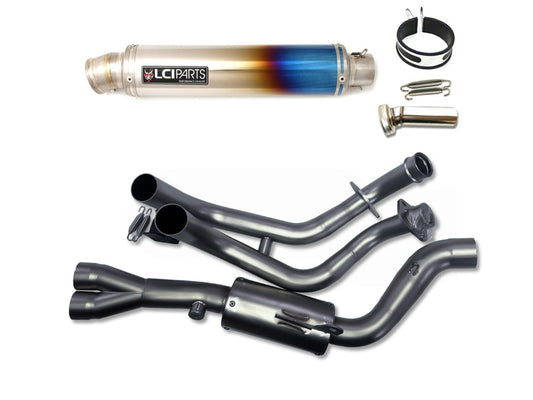 ヤマハ YZF-R7 2021-2025 LCIPARTS ラウンドチタンフルエキゾーストマフラー