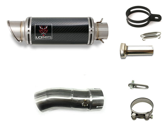 BMW R1300GS 2024-2025 LCIPARTS ショートカーボンスリップオンマフラー