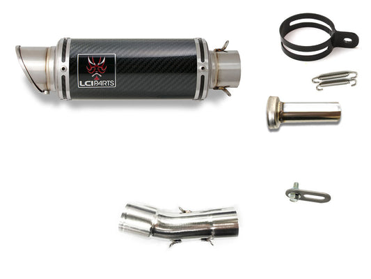 DUCATI スクランブラー 2015-2022 LCIPARTS ショートカーボンスリップオンマフラー