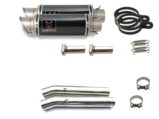 ホンダ CB1100EX 2014-2016 LCIPARTS ショートカーボンスリップオンマフラー