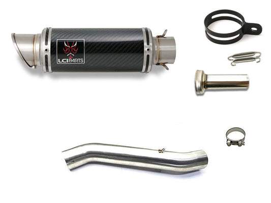 ホンダ CBR600F4i 2001-2006 PC35 LCIPARTS ショートカーボンスリップオンマフラー