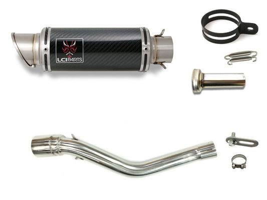 ホンダ CRF250 RALLY 2017-2020 LCIPARTS ショートカーボンスリップオンマフラー