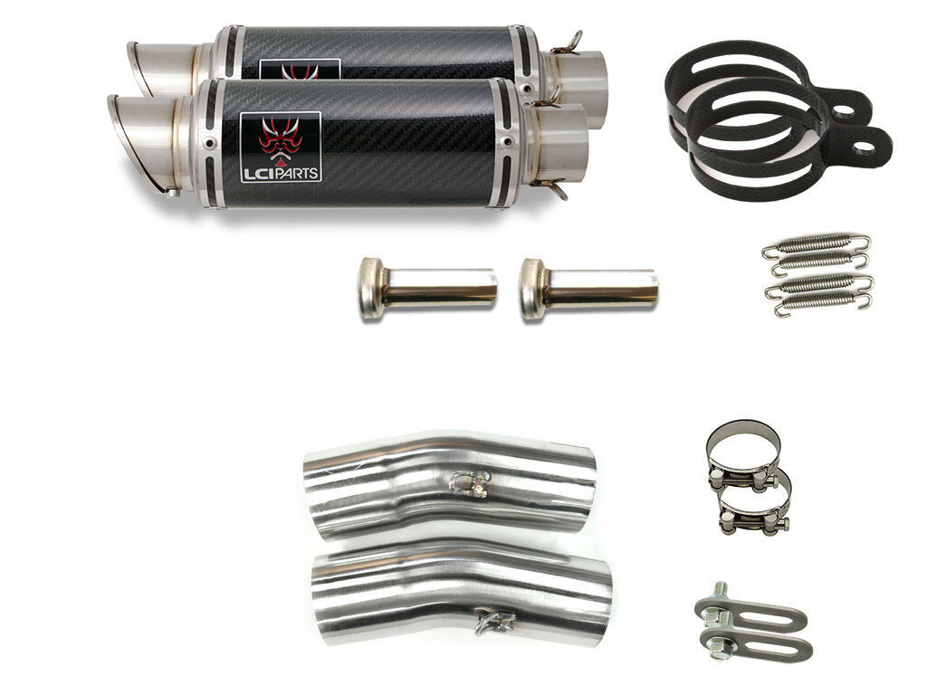 ホンダ X4 1997- (SC38) LCIPARTS ショートカーボンスリップオンマフラー