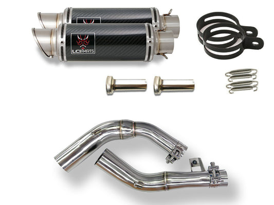 ホンダ CBF1000 2006-2010 LCIPARTS ショートカーボンスリップオンマフラー
