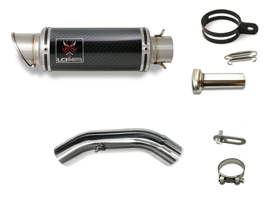 ハスクバーナ  Husqvarna ヴィットピレン250 401 VITPILEN 250 401 2020-2023 LCIPARTS ショートカーボン スリップオン マフラー