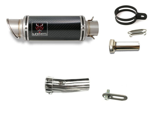 モトグッツィ グリーソ８Ｖ GRISO LCIPARTS ショートカーボンスリップオンマフラー