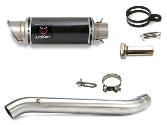 スズキ GSX-R1000 K9L1 2009-2011 4in1 LCIPARTS ショートカーボンスリップオンマフラー