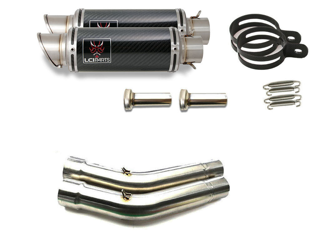 スズキ GSX-R1100 1989-1992 LCIPARTS ショートカーボンスリップオンマフラー