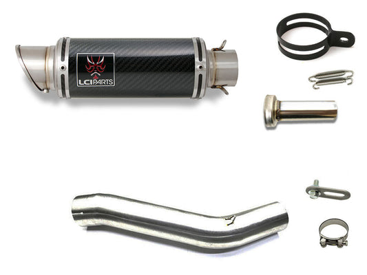 ヤマハ YZF-R1 1997-2001 LCIPARTS ショートカーボンスリップオンマフラー