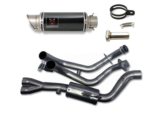 ヤマハ YZF-R7 2021-2025 LCIPARTS ショートカーボンフルエキゾーストマフラー