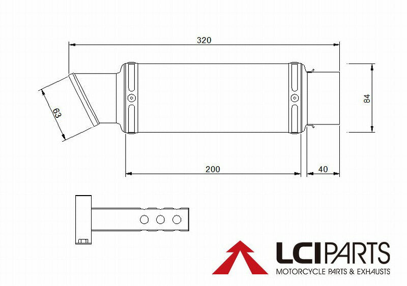ヤマハ XJR400 1993-2000｜LCIPARTS公式 スリップオンマフラー
