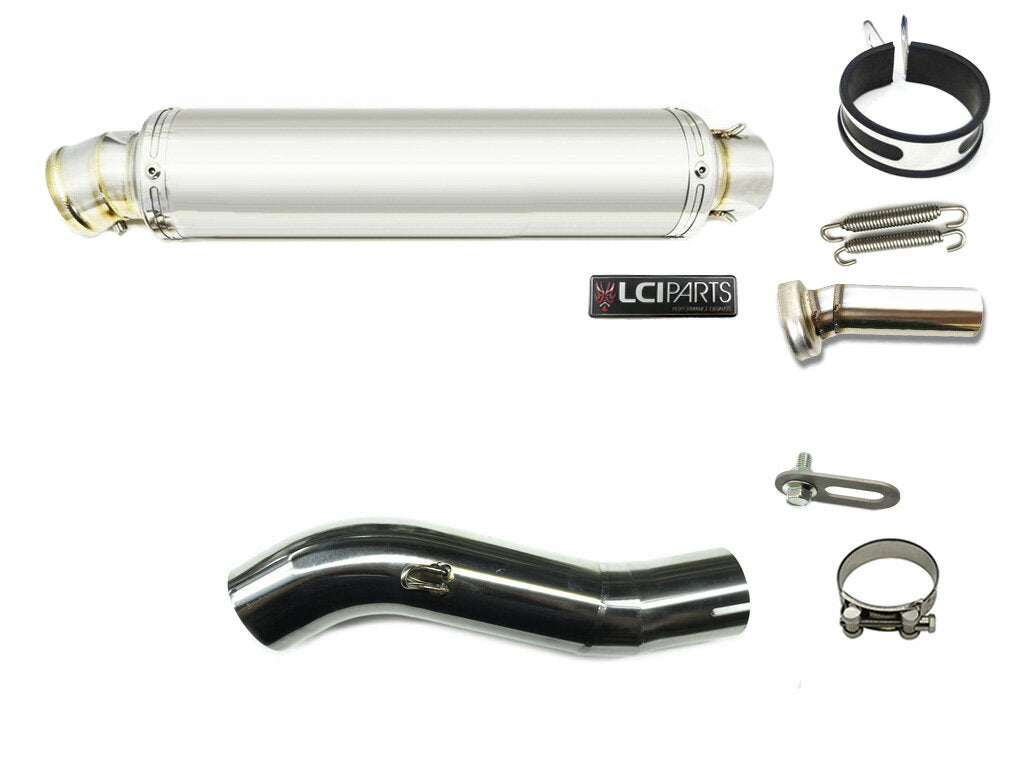 ホンダ 400X 2016-2018 LCIPARTS ラウンドステンレススリップオンマフラー