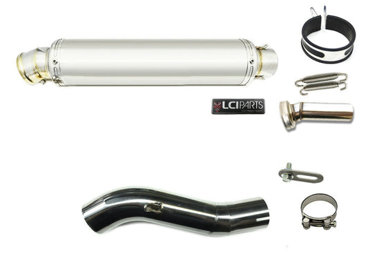 ホンダ 400X 2013-2015 LCIPARTS ラウンドステンレススリップオンマフラー