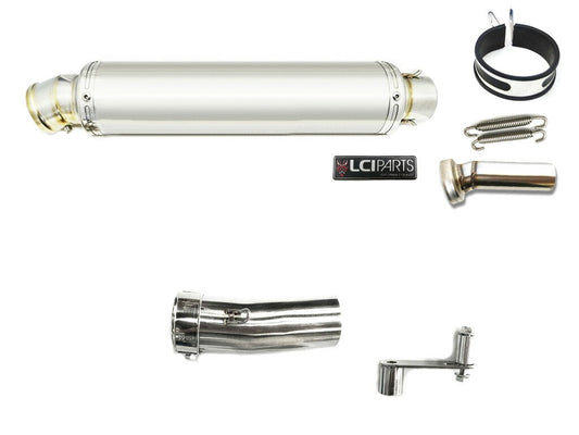 ホンダ CRF1000L AFRICA TWIN 2016-2024 LCIPARTS ラウンドステンレススリップオンマフラー