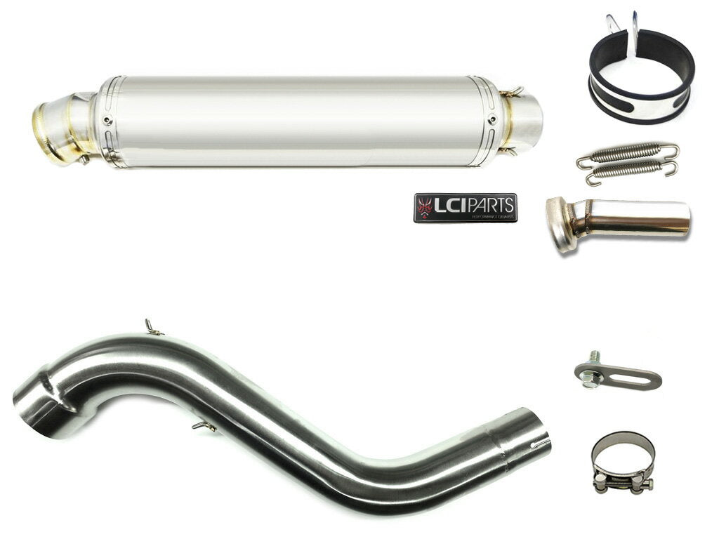 ホンダ VFR1200F VFR1200X 2010-2016  LCIPARTS ラウンドステンレススリップオンマフラー