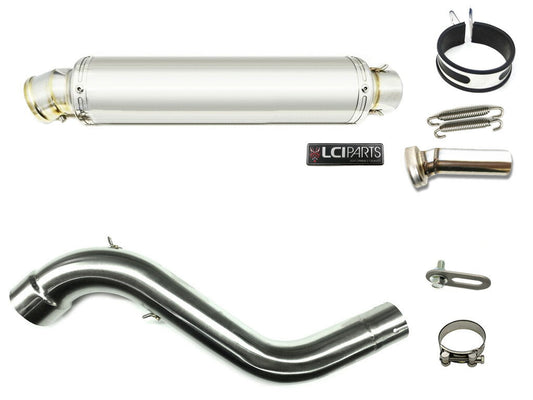 ホンダ VFR1200F VFR1200X 2010-2016  LCIPARTS ラウンドステンレススリップオンマフラー
