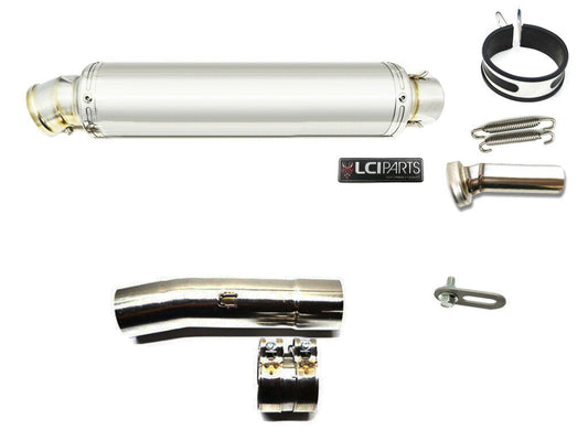 ホンダ VTR250 1998-2014 LCIPARTS ラウンドステンレススリップオンマフラー