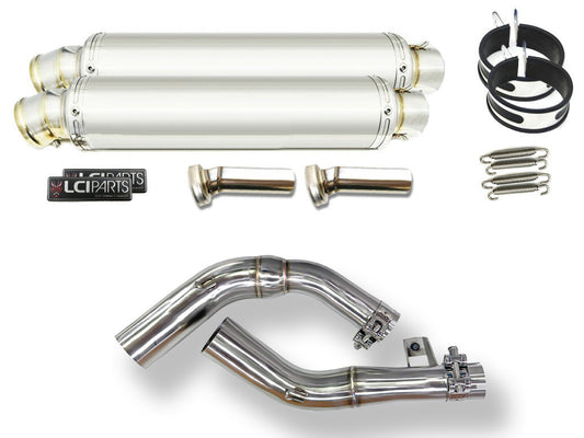 ホンダ CBF1000 2006-2010 LCIPARTS ラウンドステンレススリップオンマフラー
