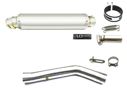 カワサキ Z750 2004-2006 LCIPARTS ラウンドステンレススリップオンマフラー