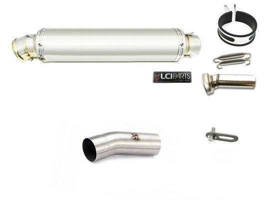 カワサキ ZX6R ZX-6R 2009-2012 LCIPARTS ラウンドステンレススリップオンマフラー
