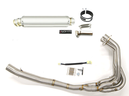 カワサキ　ニンジャ ZX-25R / ZX-25R SE 2020-2023 LCIPARTS ラウンドステンレスフルエキゾーストマフラー