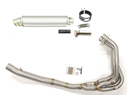カワサキ ニンジャ ZX-4R SE / ZX-4RR 2024-2025 LCIPARTS LCIPARTS ラウンドステンレスフルエキゾーストマフラー