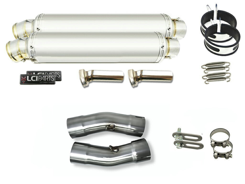 スズキ ハヤブサ Hayabusa 2021-2025 (8BL-EJ11A) LCIPARTS ラウンドステンレススリップオンマフラー