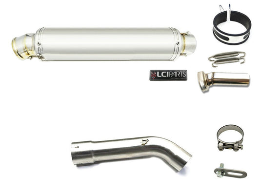 スズキ バンディット1250 650 Bandit1250 650  LCIPARTS ラウンドステンレススリップオンマフラー