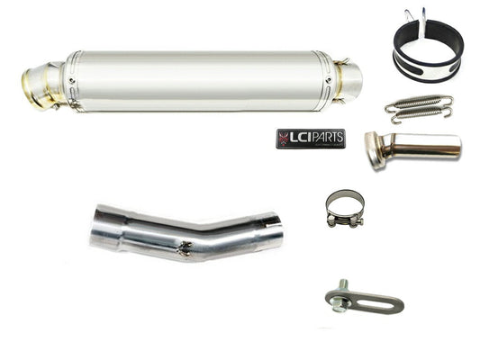 トライアンフ デイトナ675 DAYTONA675 2013-2017 LCIPARTS ラウンドステンレススリップオンマフラー