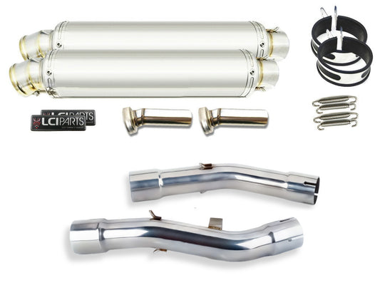 ヤマハ FJR1300 2001-2022 LCIPARTS ラウンドステンレススリップオンマフラー
