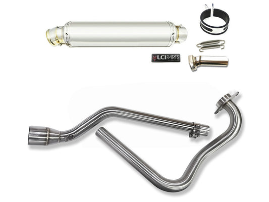 ヤマハ FZ25 FZS250 2017-2025 LCIPARTS ラウンドステンレスフルエキゾーストマフラー