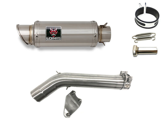 BMW F800GS 2024- LCIPARTS ショートステンレススリップオンマフラー