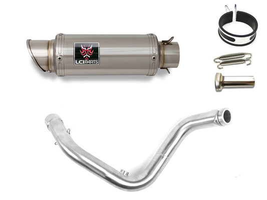 BMW G310R G310GS 2016-2025 LCIPARTS ショートステンレスフルエキゾーストマフラー
