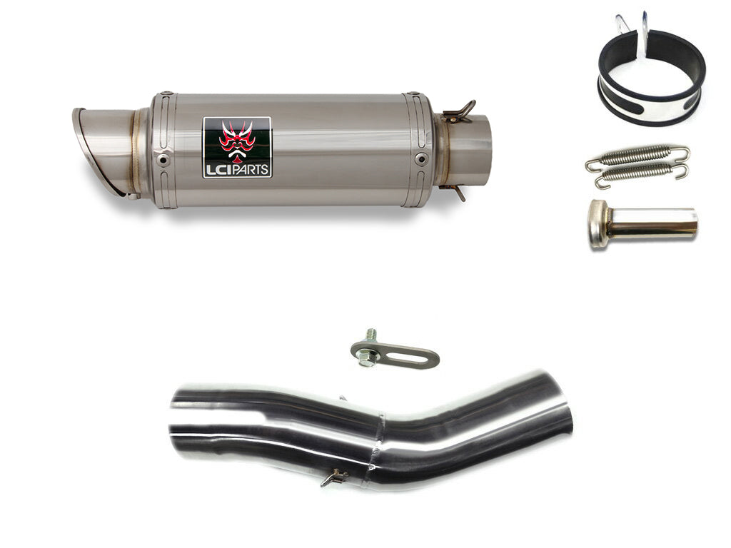 DUCATI モンスター821 MONSTER821 LCIPARTS ショートステンレススリップオンマフラー