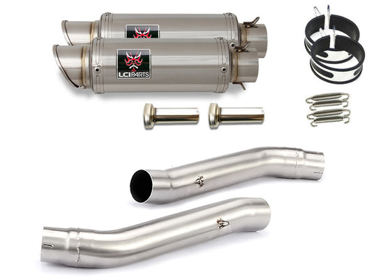 カワサキ Z1000 2003-2006 LCIPARTS ショートステンレススリップオンマフラー