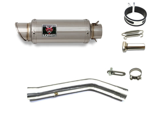 カワサキ Z750 2004-2006 LCIPARTS ショートステンレススリップオンマフラー