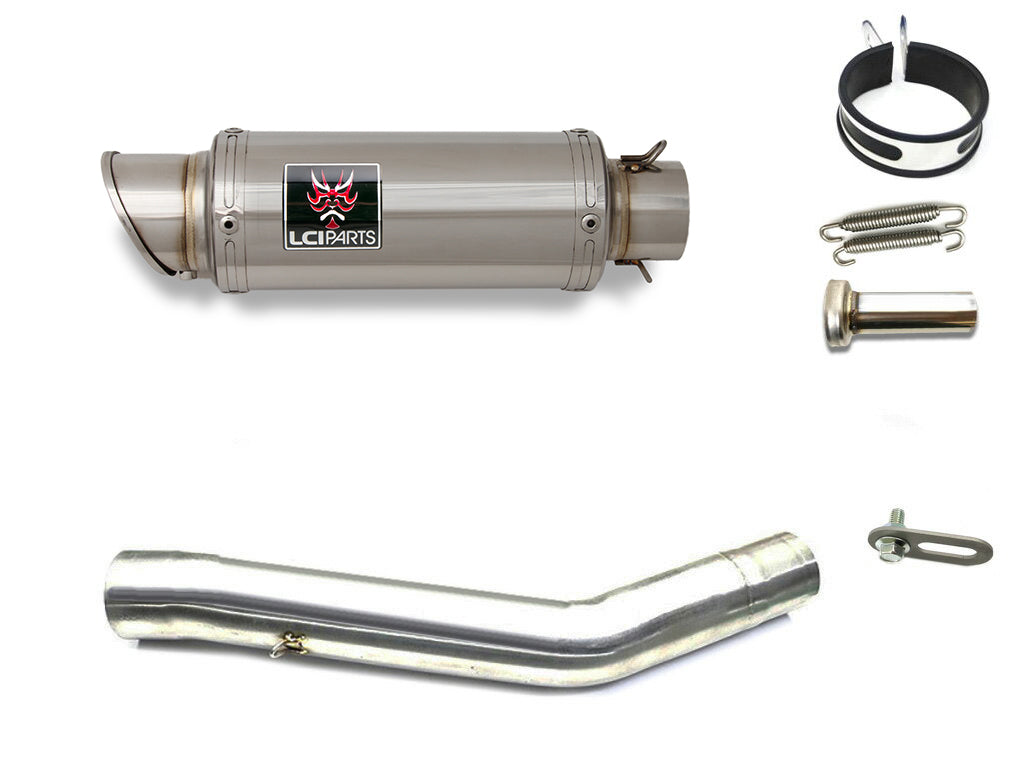 カワサキ Z750 2007-2012 LCIPARTS ショートステンレススリップオンマフラー