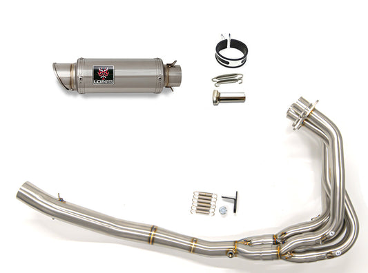 カワサキ ニンジャ ZX-4R SE / ZX-4RR 2024-2025 LCIPARTS LCIPARTS ショートステンレスフルエキゾーストマフラー