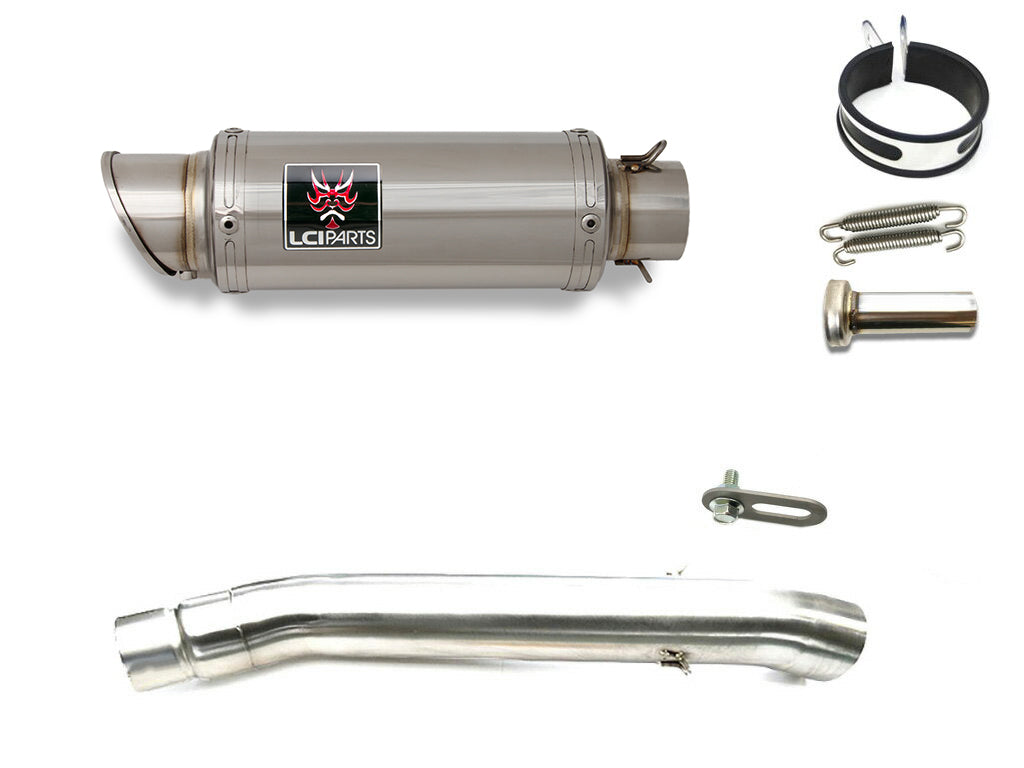 スズキ RF400R/RV 1993-2000  LCIPARTS ショートステンレススリップオンマフラー