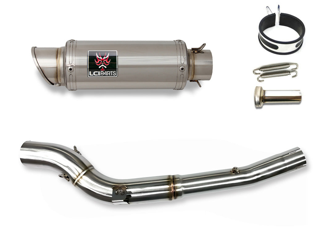 スズキ DR-Z400 | DR-Z400S | DR-Z400SM | 2000-2009 LCIPARTS ショートステンレススリップオンマフラー