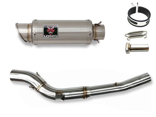 スズキ DR-Z400 | DR-Z400S | DR-Z400SM | 2000-2009 LCIPARTS ショートステンレススリップオンマフラー