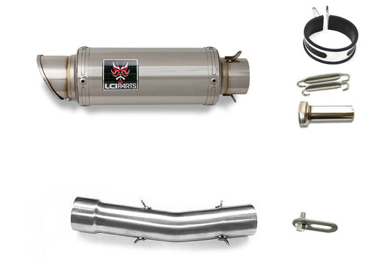トライアンフ デイトナ Daytona T509/T595/T955i 1997-2001 LCIPARTS ショートステンレススリップオンマフラー
