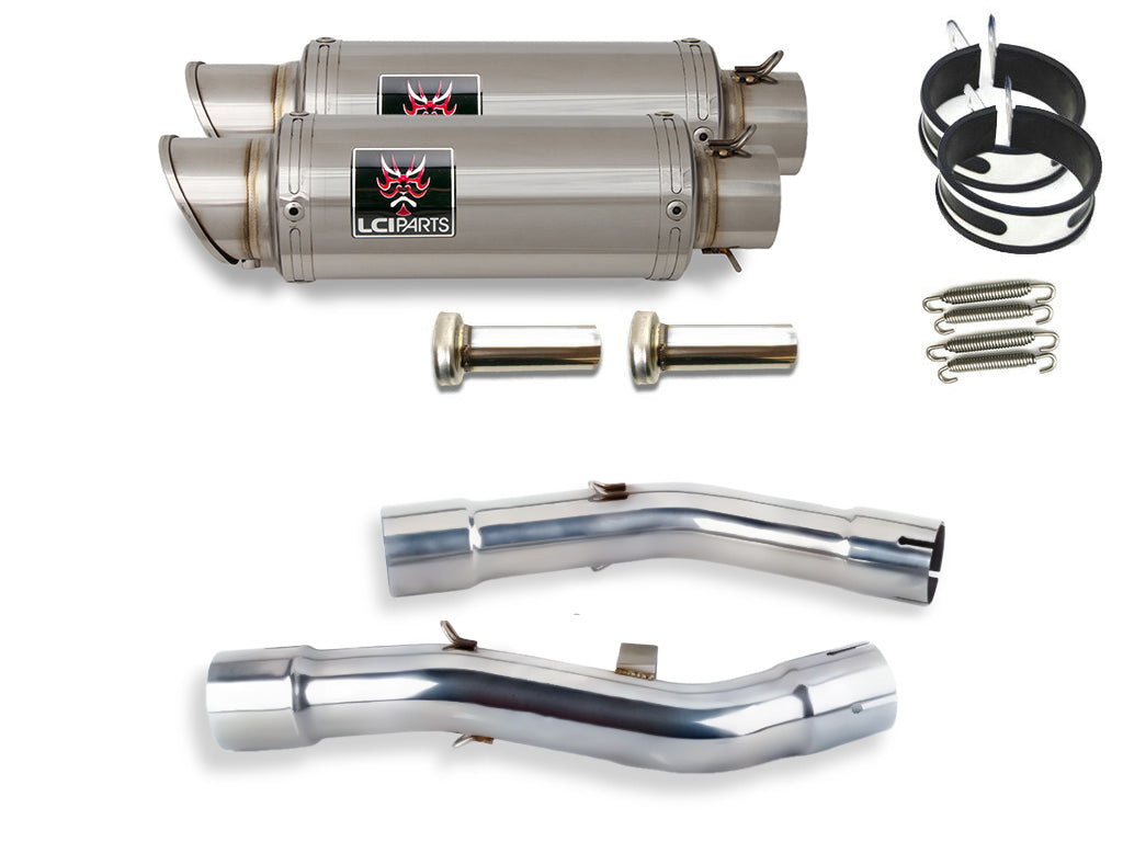 ヤマハ FJR1300 2001-2022 LCIPARTS ショートステンレススリップオンマフラー