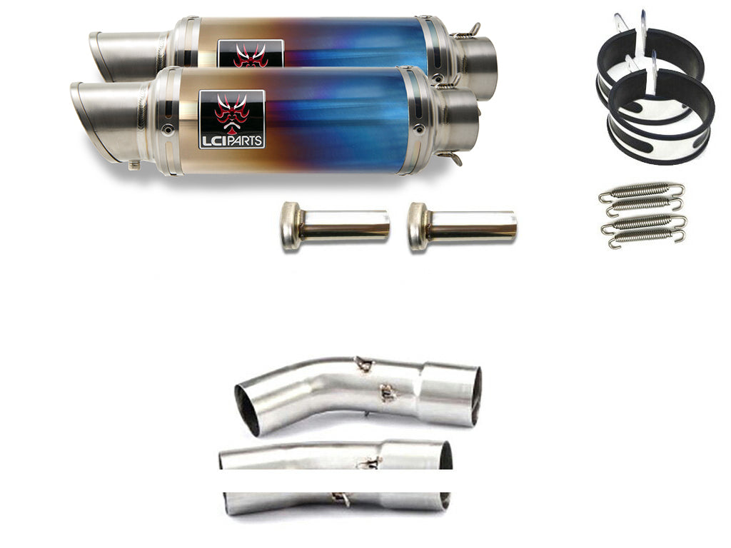 DUCATI 848 1098 1198 LCIPARTS ショートチタンスリップオンマフラー