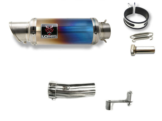 ホンダ CRF1000L AFRICA TWIN 2016-2024 LCIPARTS ショートチタンスリップオンマフラー
