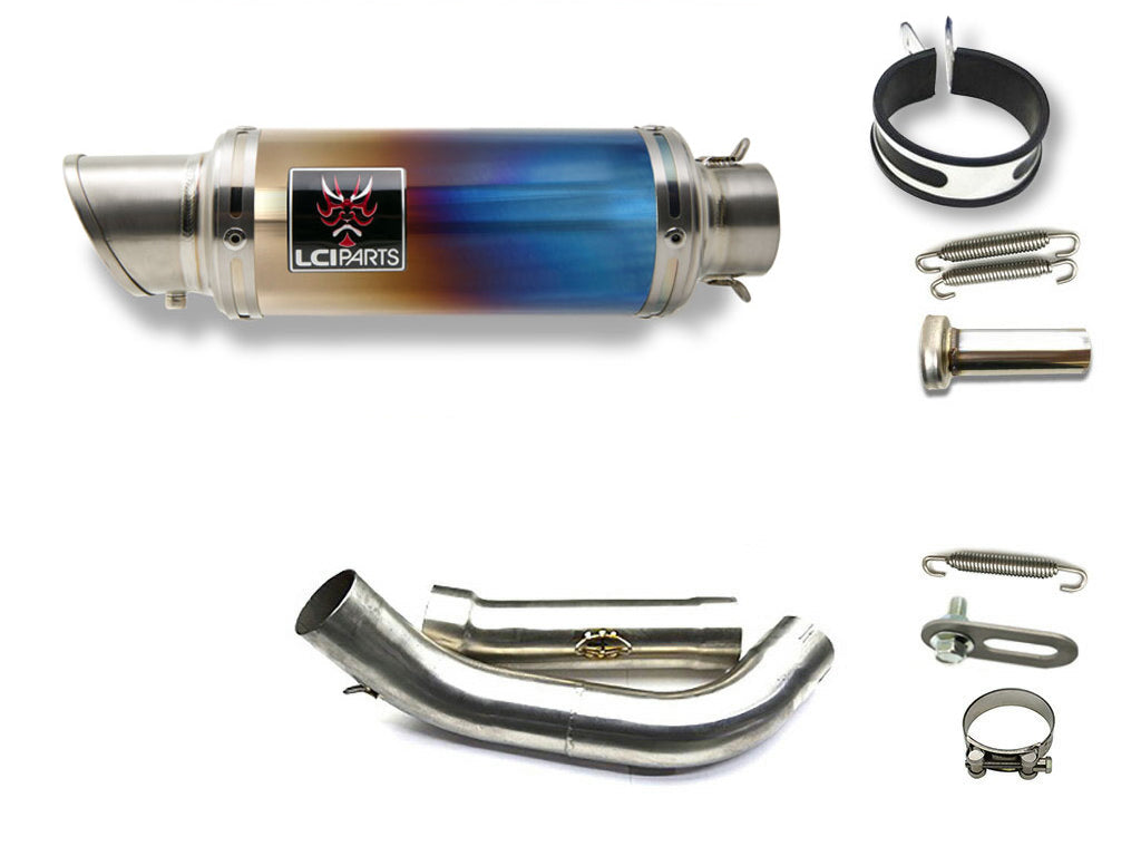 ホンダ HORNET250 ホーネット250 LCIPARTS ショートチタンスリップオンマフラー