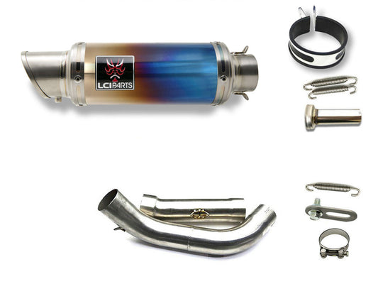 ホンダ HORNET250 ホーネット250 LCIPARTS ショートチタンスリップオンマフラー
