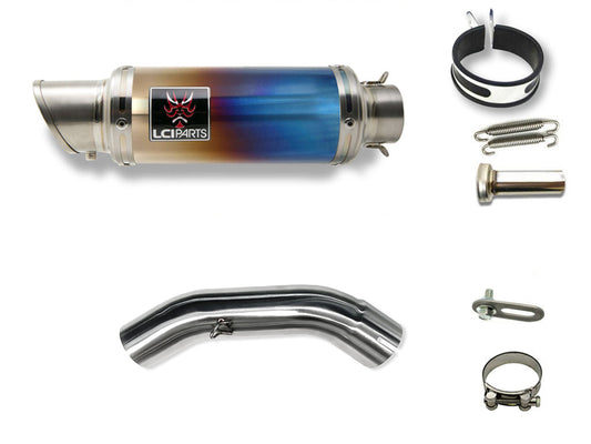ハスクバーナ  Husqvarna ヴィットピレン250 401 VITPILEN 250 401 2020-2023 LCIPARTS ショートチタン スリップオン マフラー