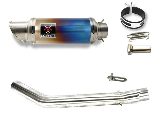 カワサキ 1400GTR 2008-2016 LCIPARTS ショートチタンスリップオンマフラー
